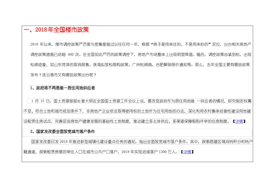 2018年12月连云港房地产场报告年报_第3页