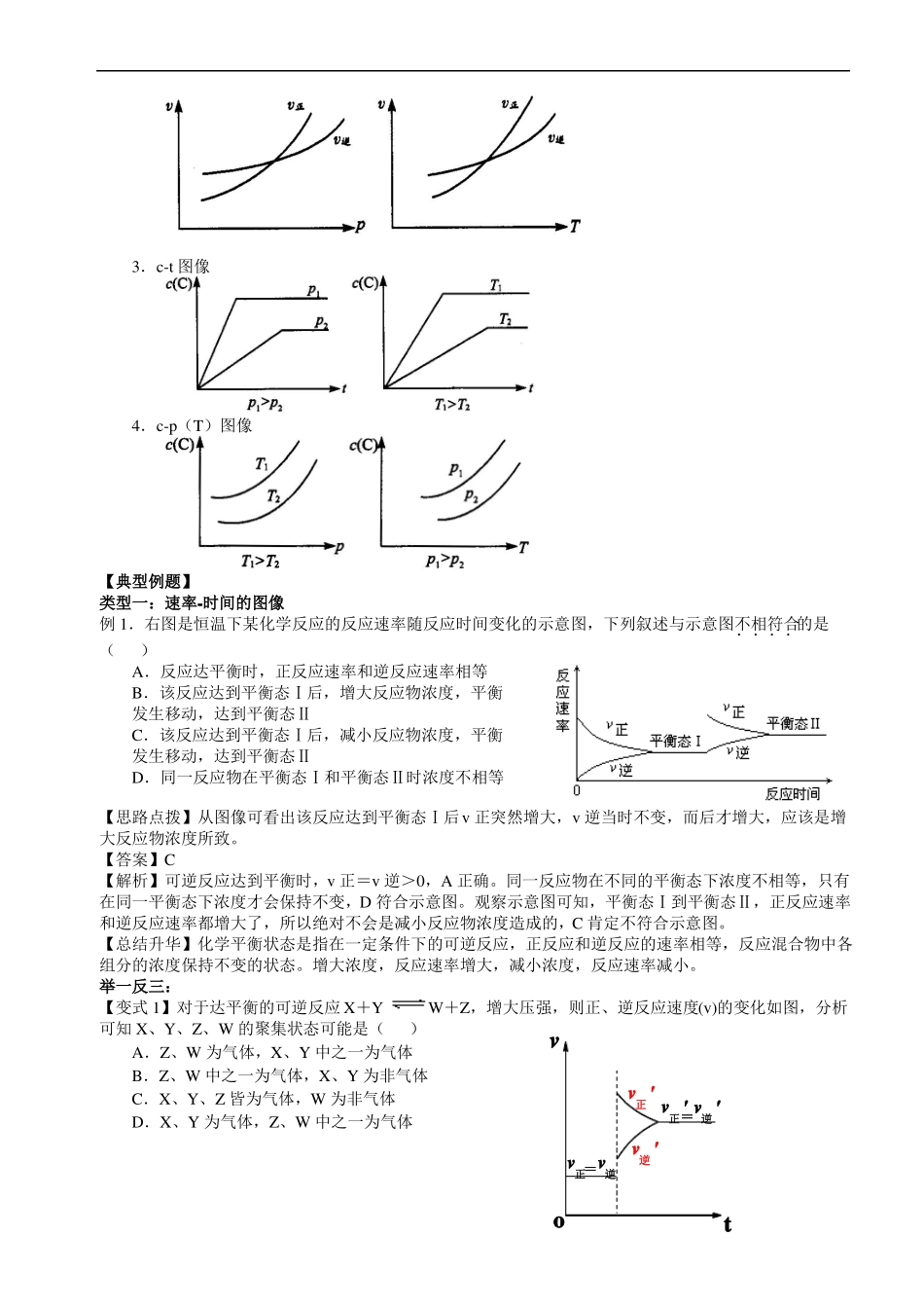 2018年全国卷高考化学总复习化学平衡图像专题突破_第2页