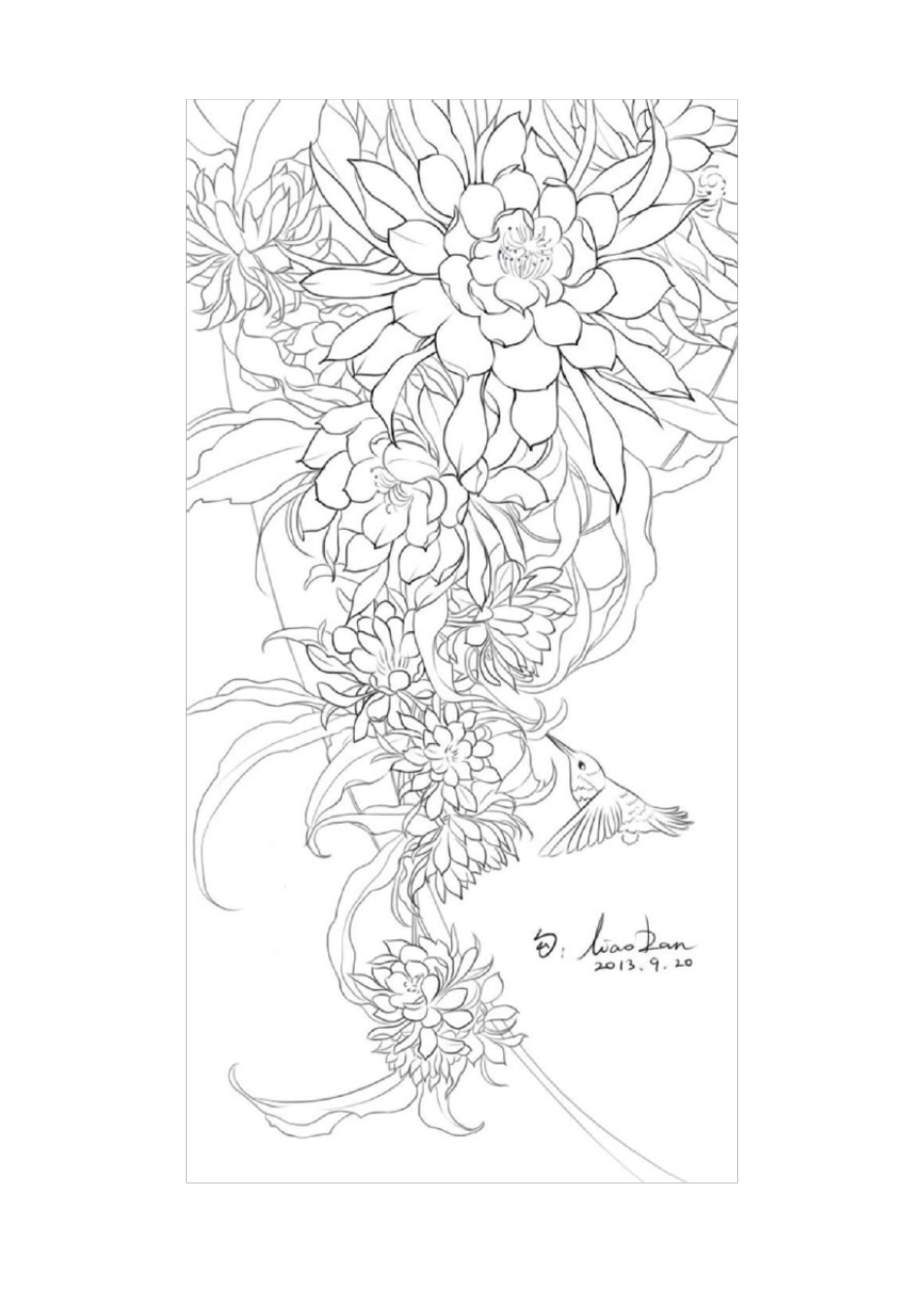 2018年大人用的填色画可以用A4纸打印_第3页