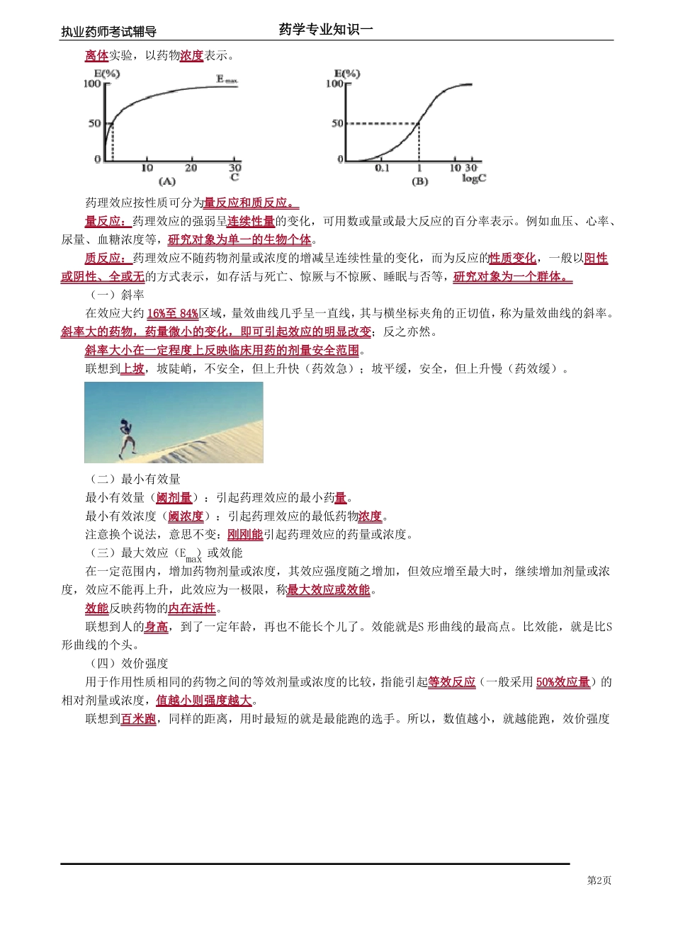 2018年执业药师药学专业知识一讲义yxzsy_jc_cm_jy070-药效学_第2页