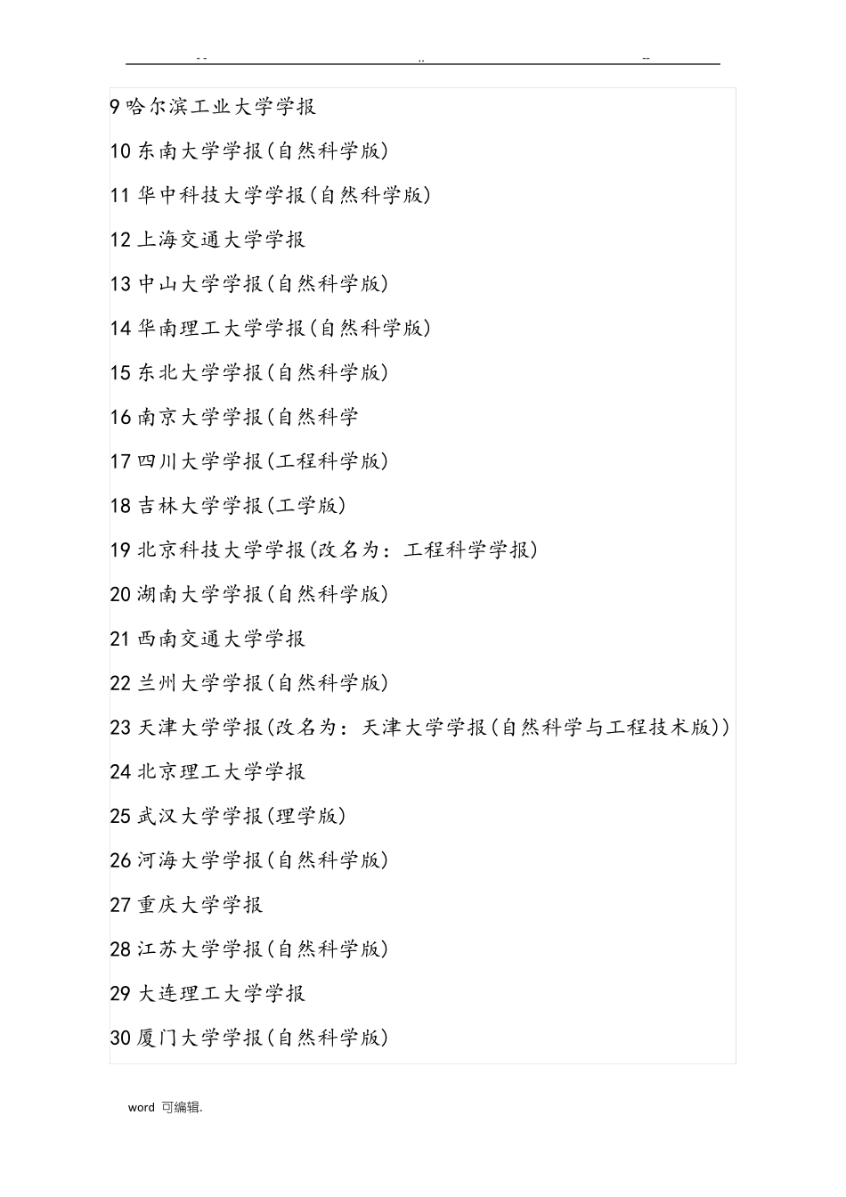 2018年版第八版北大中文核心期刊目录_第2页