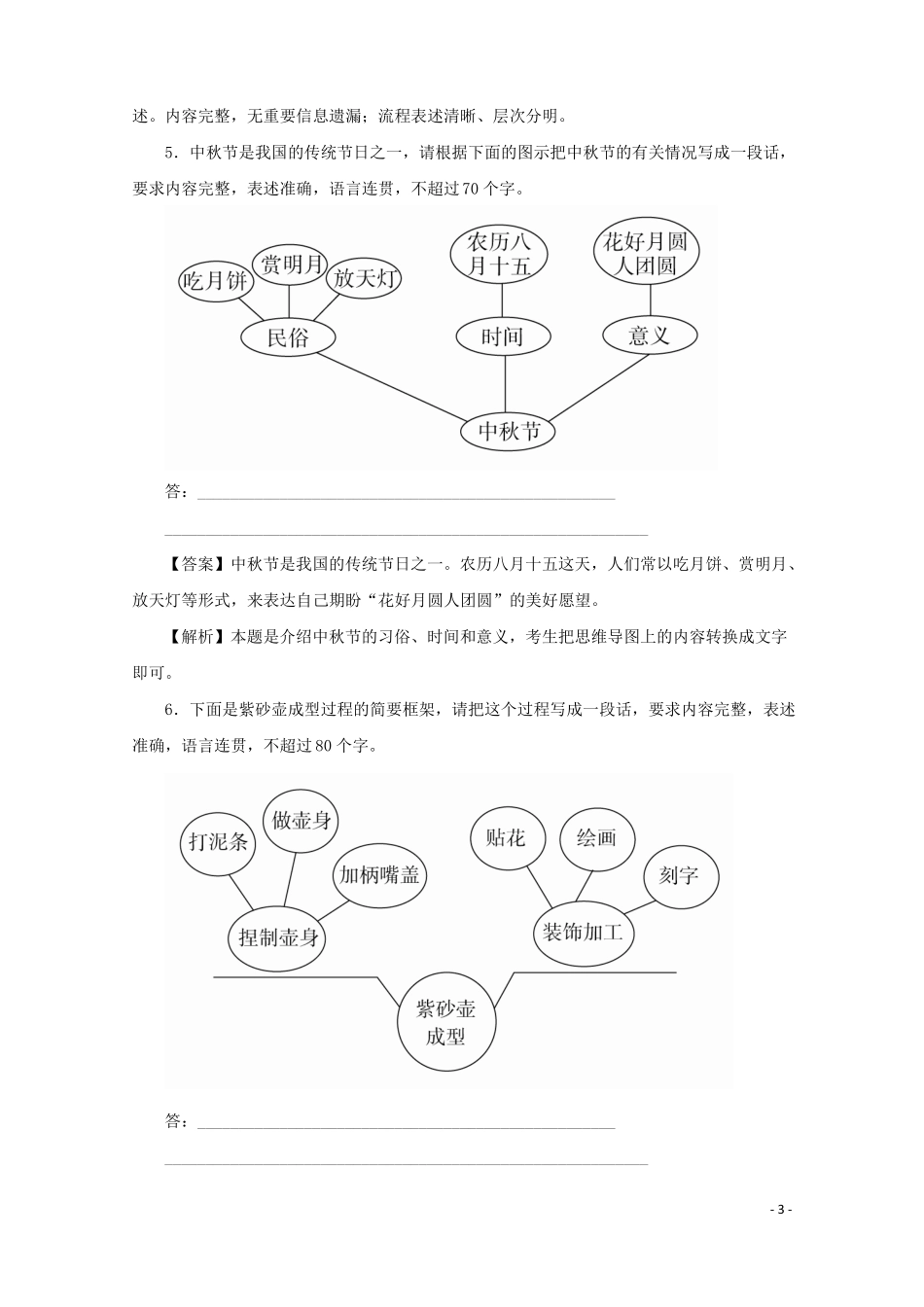 2018年高考语文一轮复习专题10图文转换押题专练!_第3页