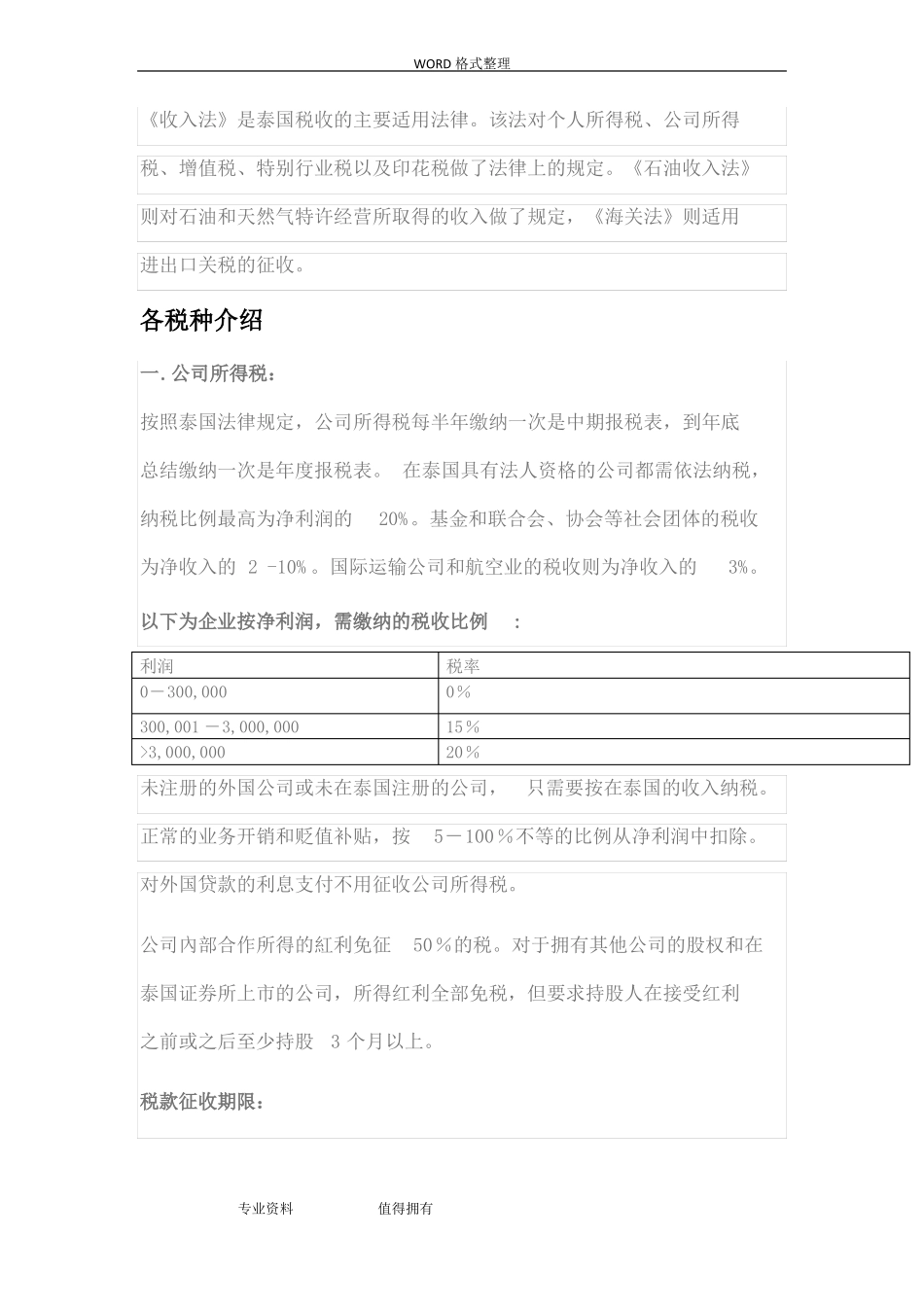 2018泰国最全税收政策详解_第2页