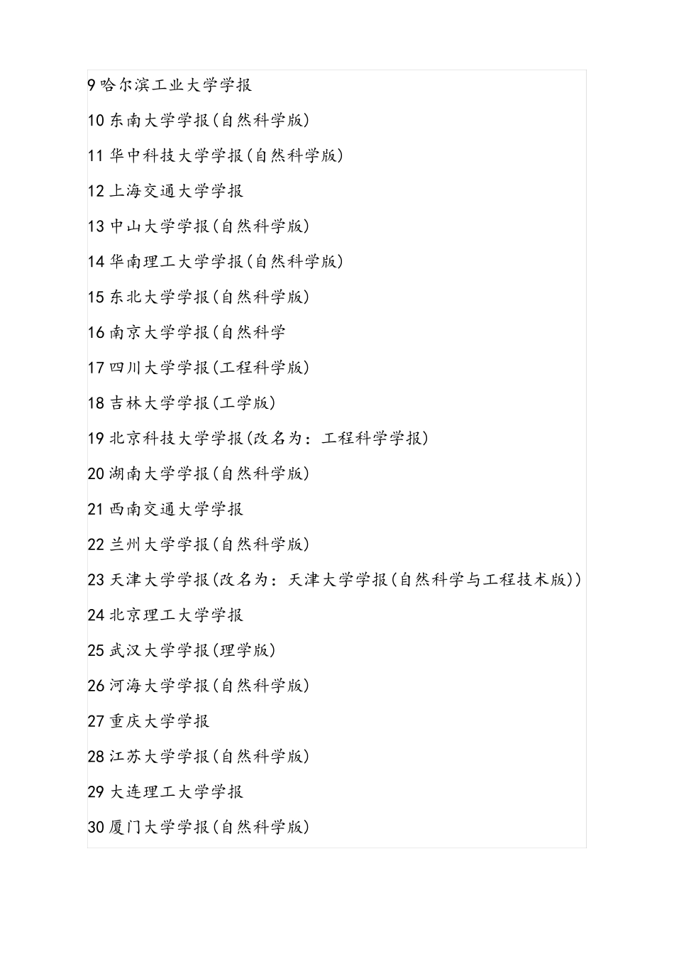 2018版第八版北大中文核心期刊目录_第2页