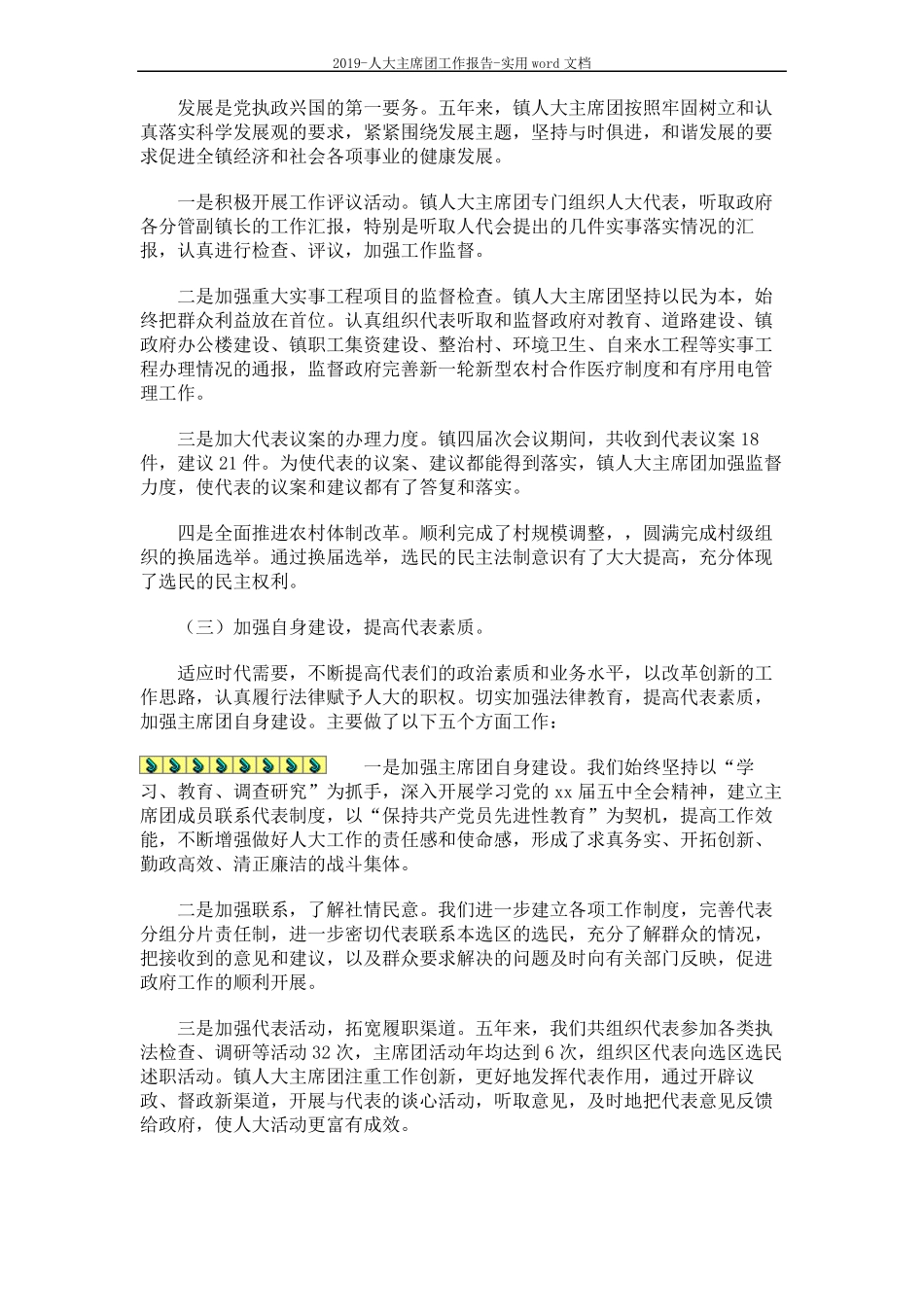 2019-人大主席团工作报告-实用文档5_第2页
