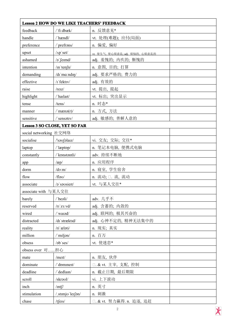 2019北师大版高中英语选择性必修一~四单词总表_第2页