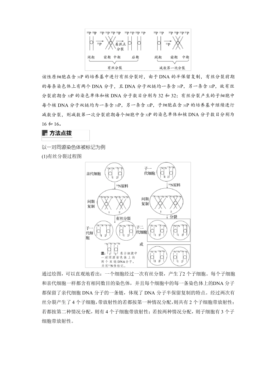 2019届二轮复习同位素标记法与DNA的半保留复制作业全国通用_第2页