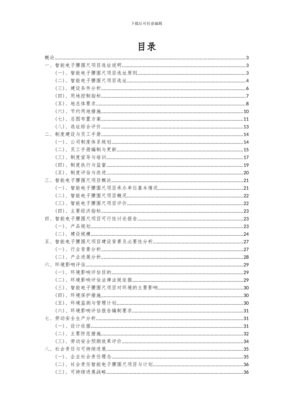 2024年智能电子腰围尺项目深度研究分析报告_第2页
