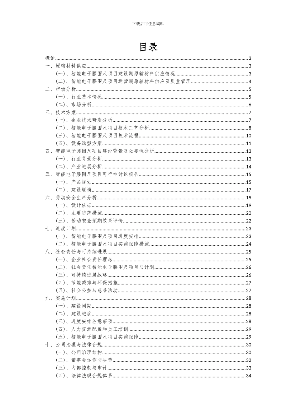 2024年智能电子腰围尺项目可行性分析报告_第2页