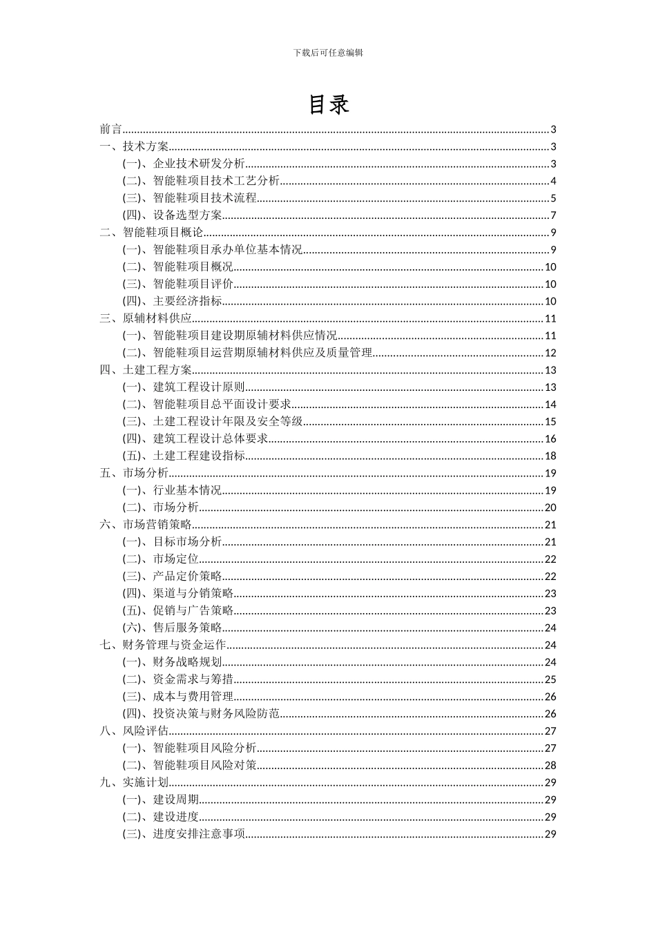 2024年智能鞋项目可行性分析报告_第2页