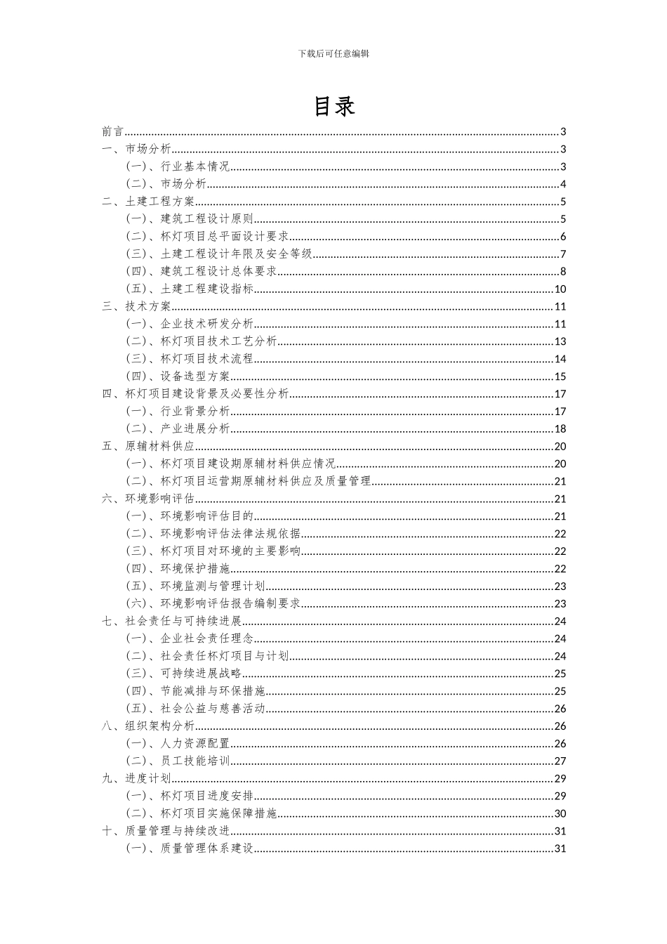 2024年杯灯项目深度研究分析报告_第2页