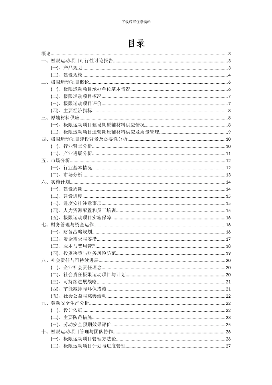 2024年极限运动项目可行性分析报告_第2页