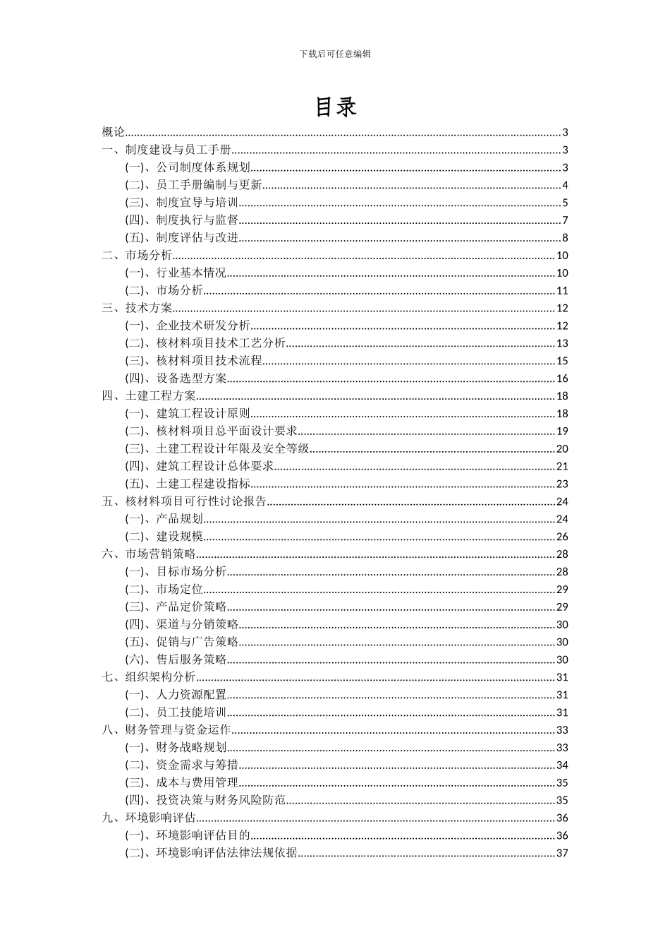 2024年核材料项目可行性研究报告_第2页