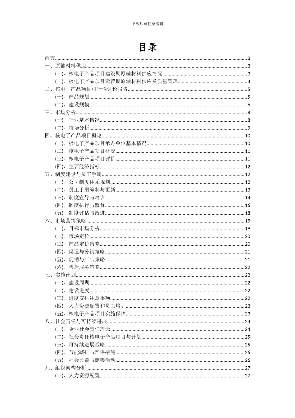 2024年核电子产品项目可行性分析报告_第2页