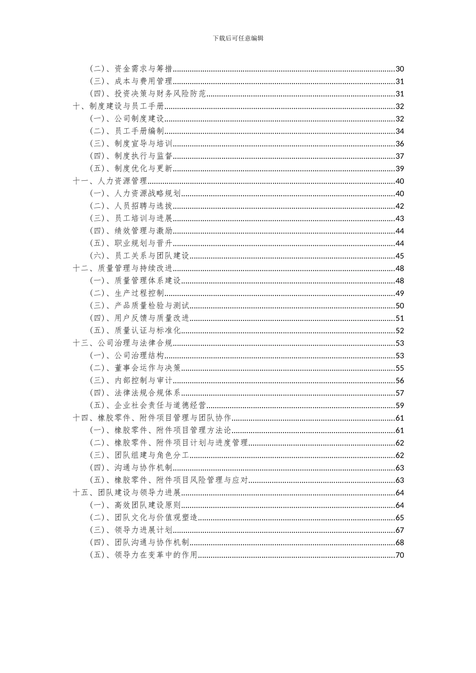2024年橡胶零件、附件项目可行性研究报告_第3页