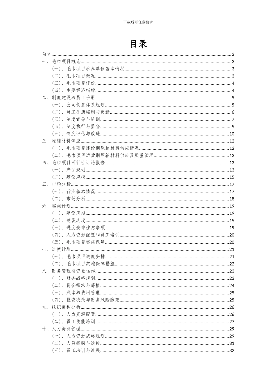 2024年毛巾项目可行性研究报告_第2页