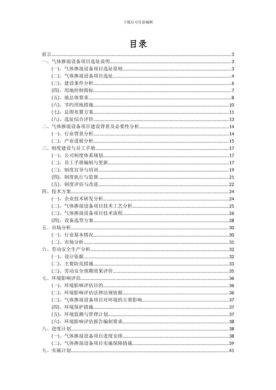 2024年气体掺混设备项目可行性研究报告_第2页