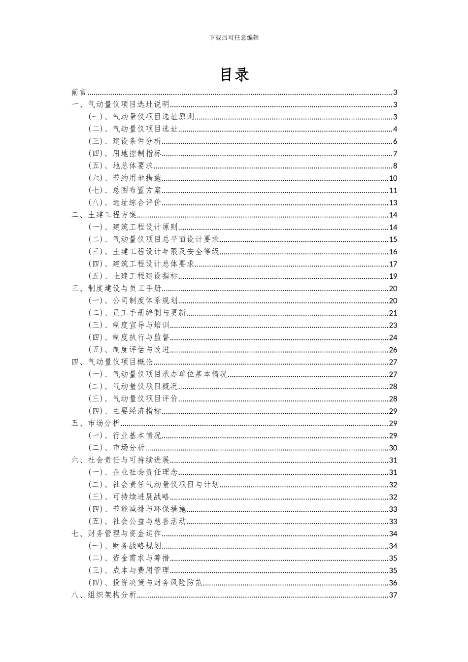 2024年气动量仪项目可行性研究报告_第2页