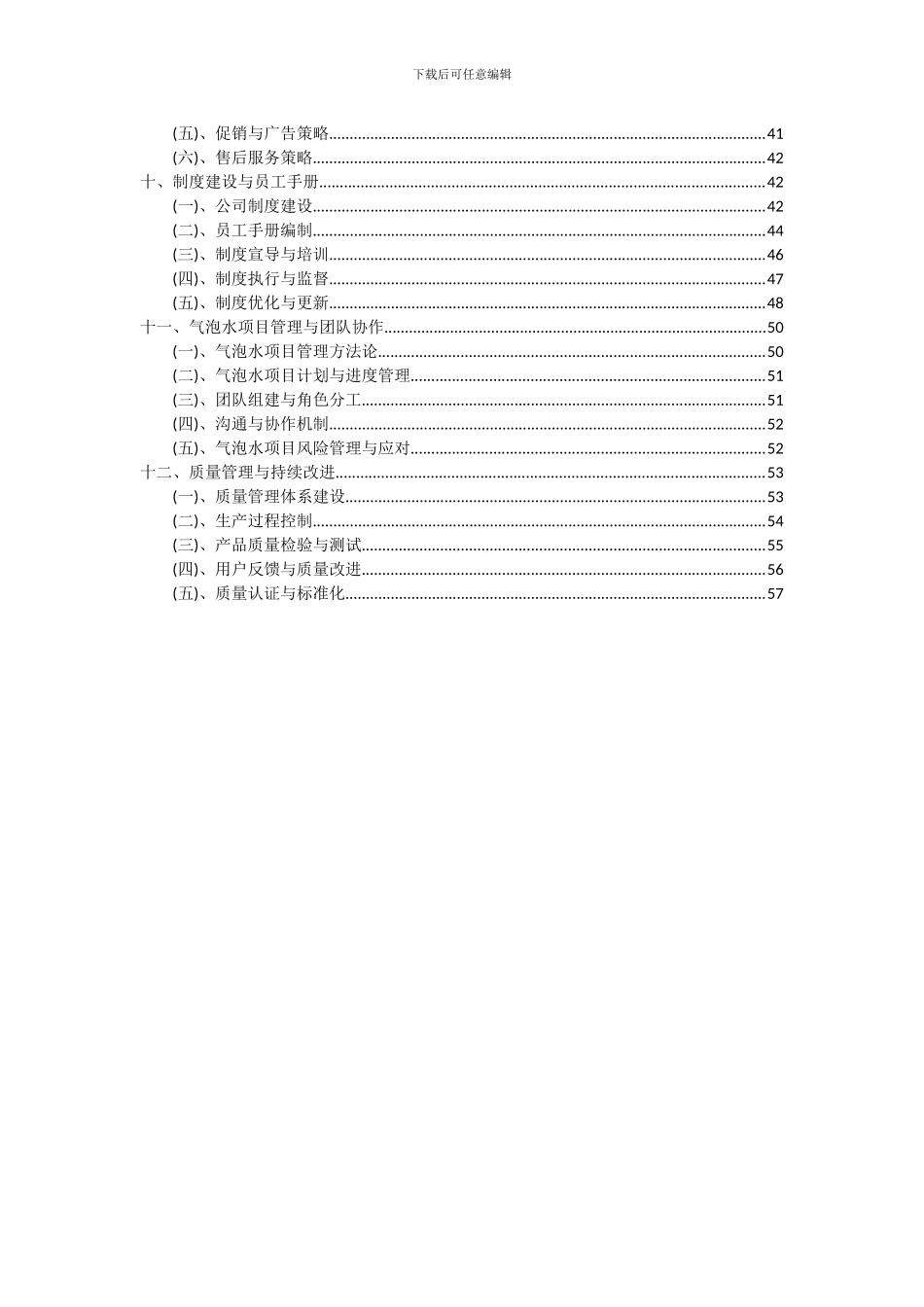 2024年气泡水项目可行性研究报告_第3页