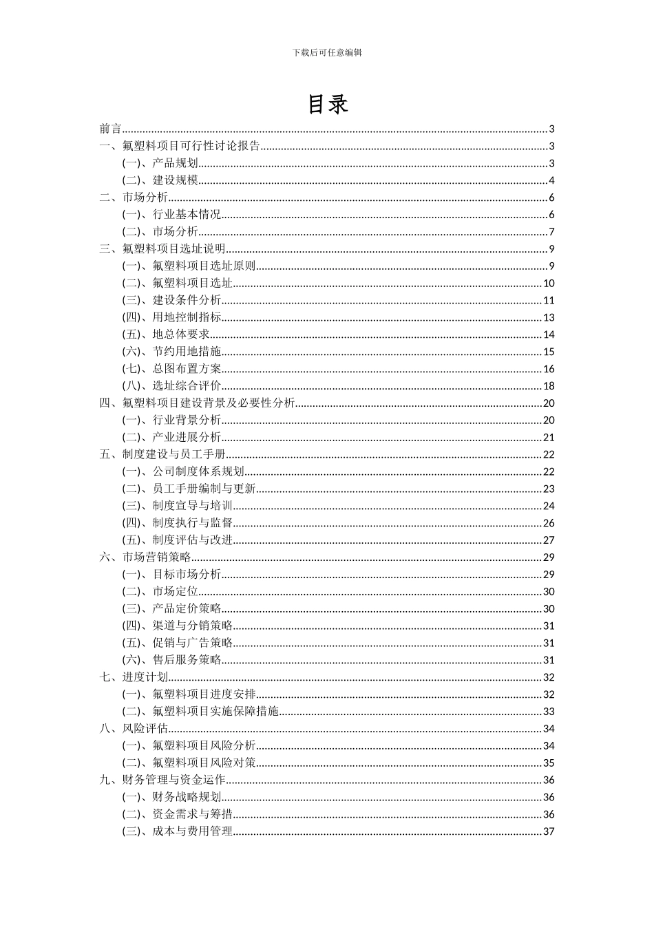 2024年氟塑料项目深度研究分析报告_第2页