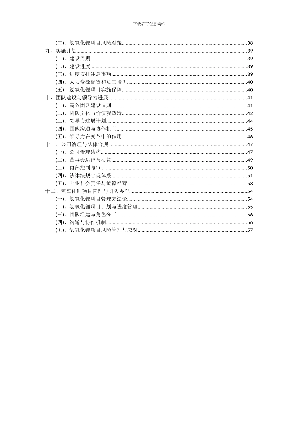 2024年氢氧化锂项目可行性分析报告_第3页