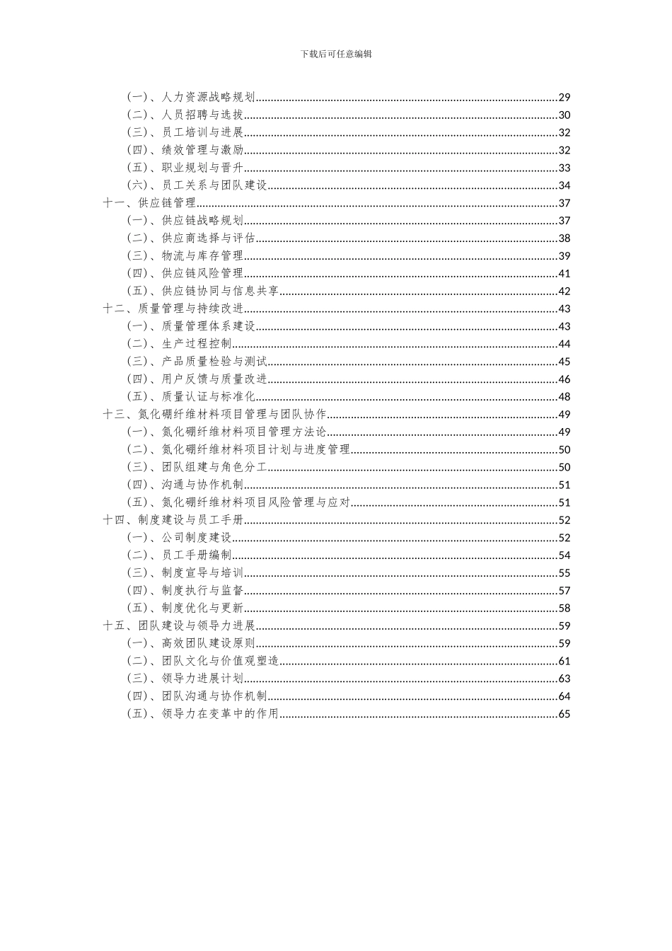 2024年氮化硼纤维材料项目可行性研究报告_第3页