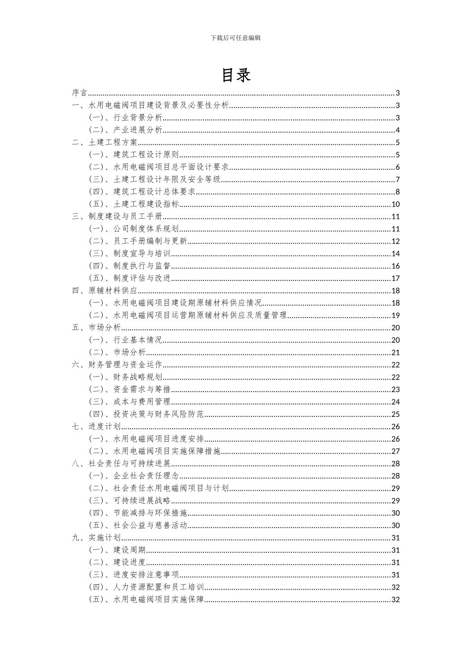 2024年水用电磁阀项目可行性研究报告_第2页