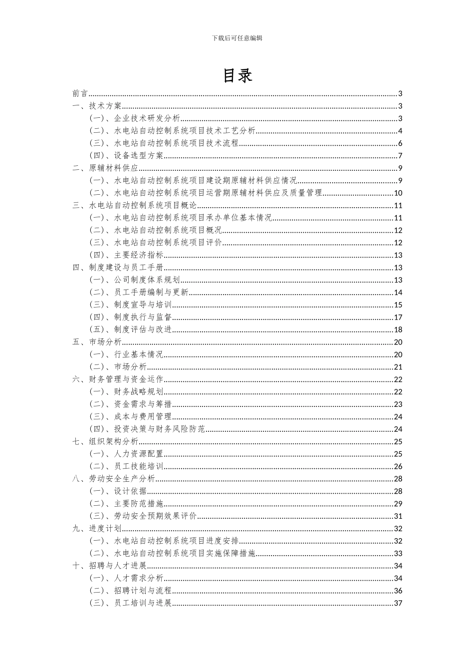 2024年水电站自动控制系统项目深度研究分析报告_第2页