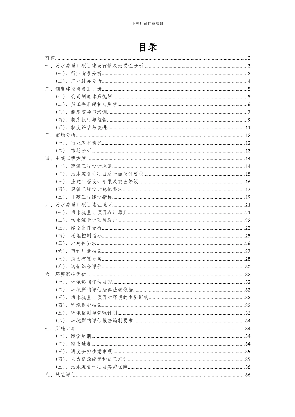 2024年污水流量计项目深度研究分析报告_第2页