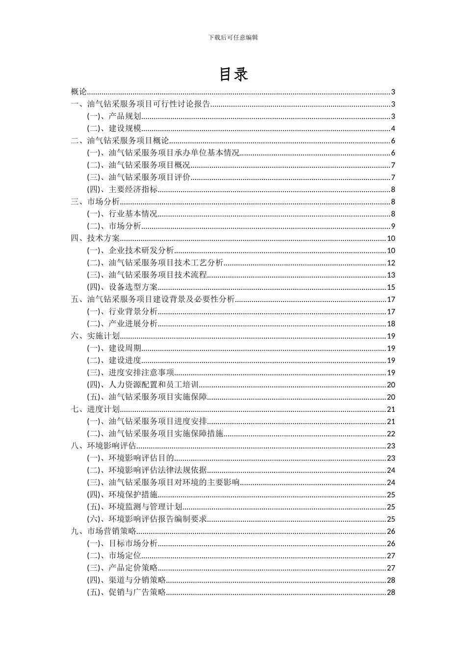 2024年油气钻采服务项目深度研究分析报告_第2页