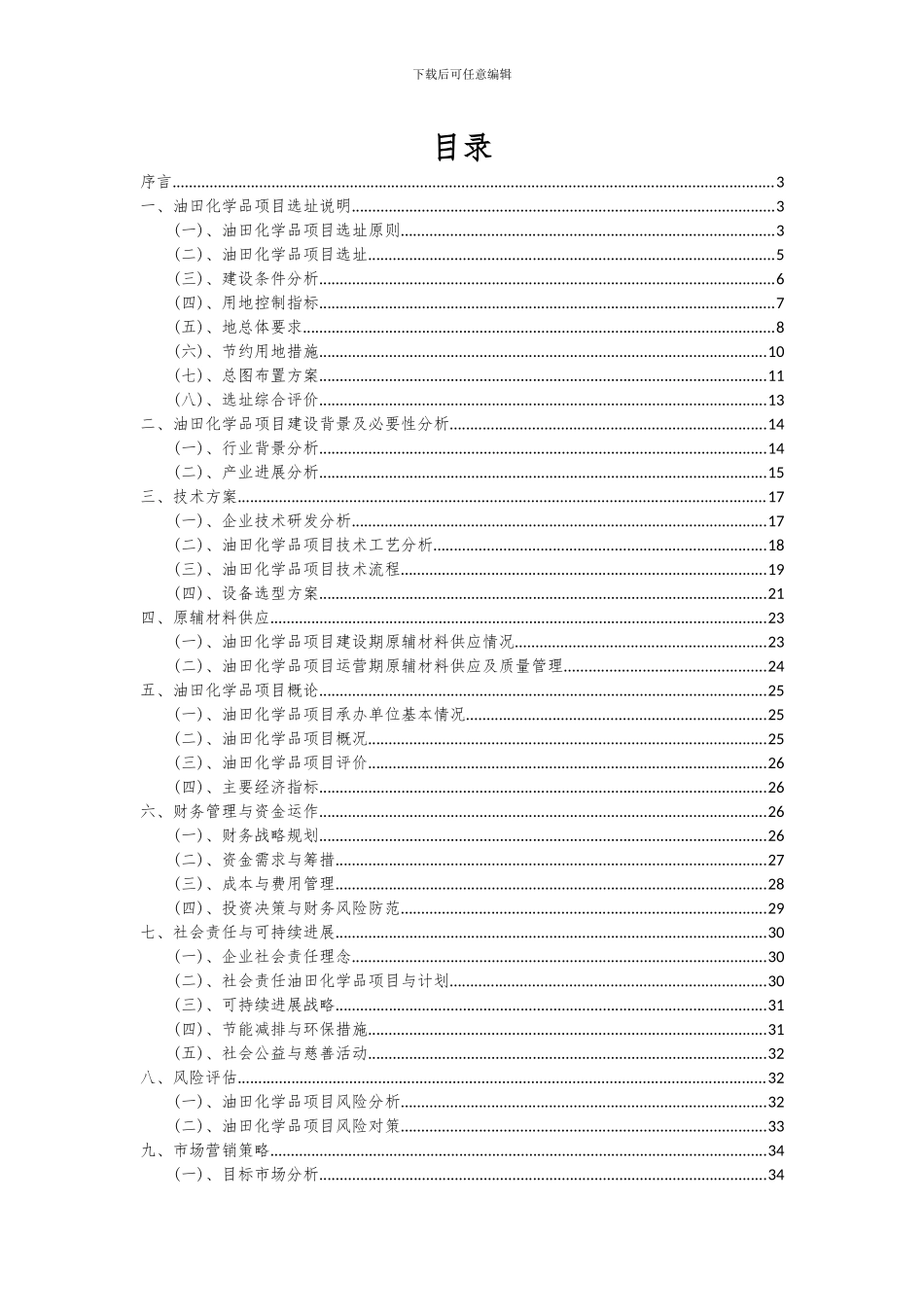 2024年油田化学品项目可行性研究报告_第2页