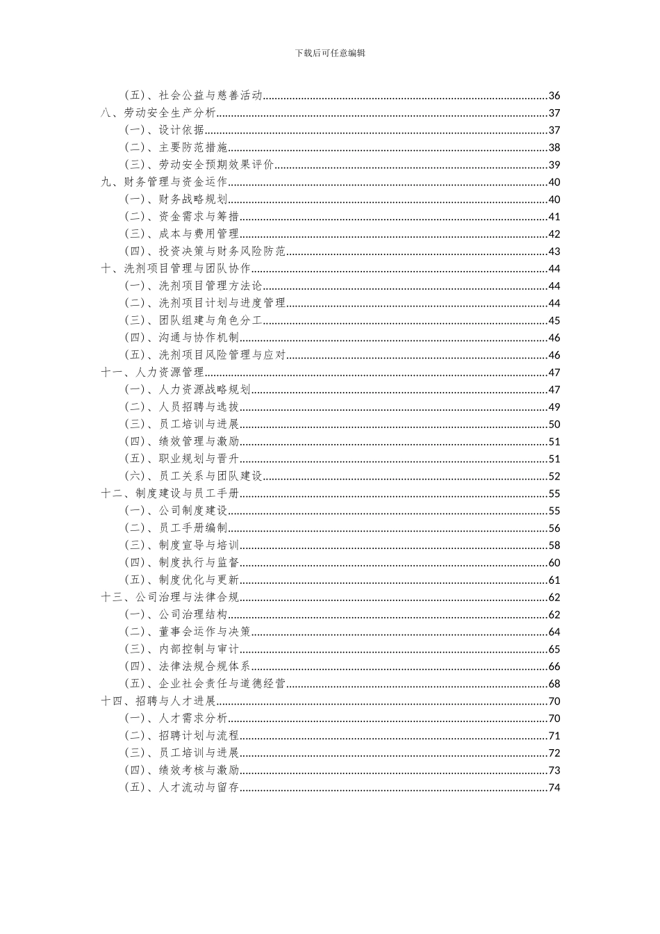 2024年洗剂项目可行性分析报告_第3页