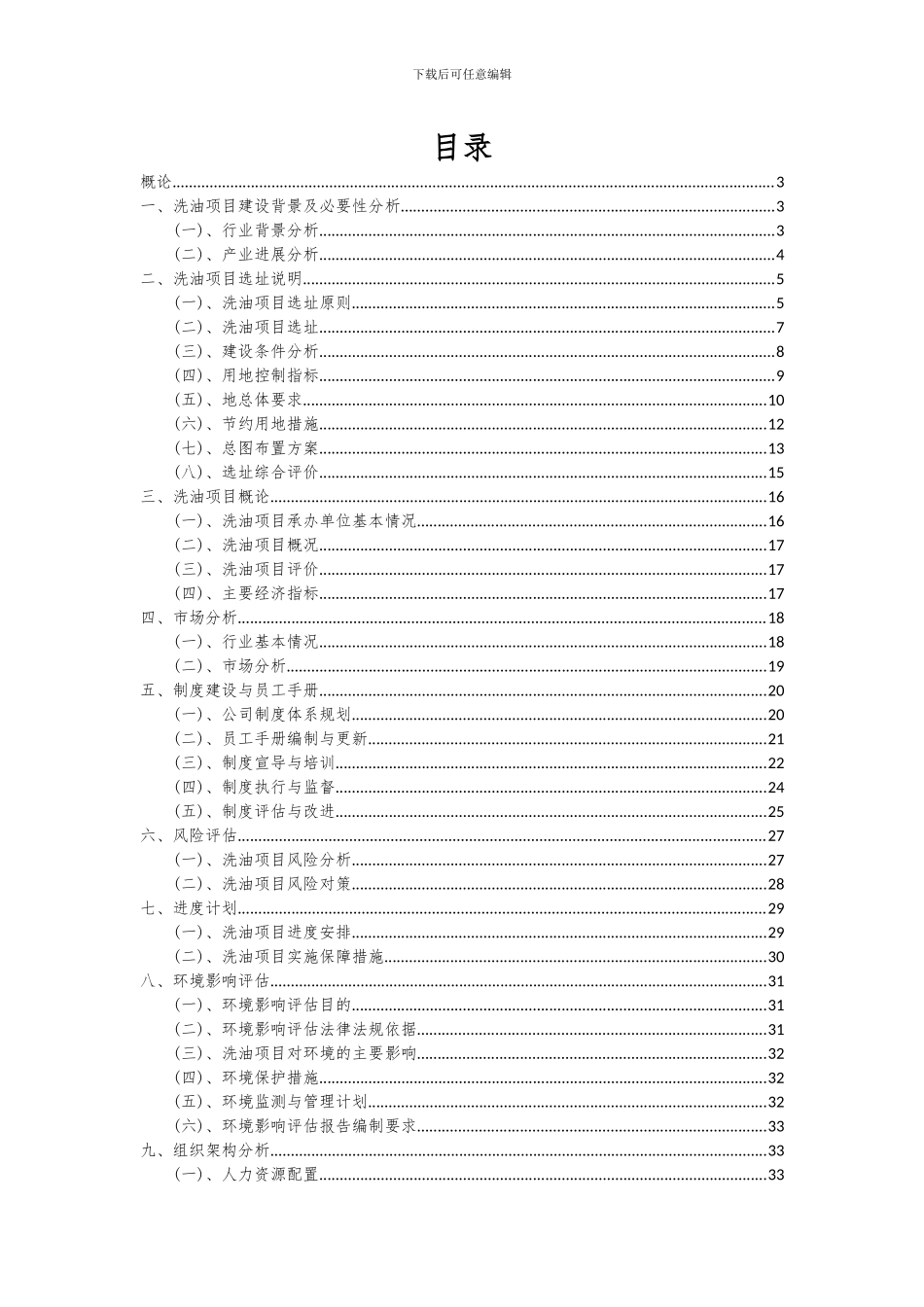 2024年洗油项目可行性分析报告_第2页