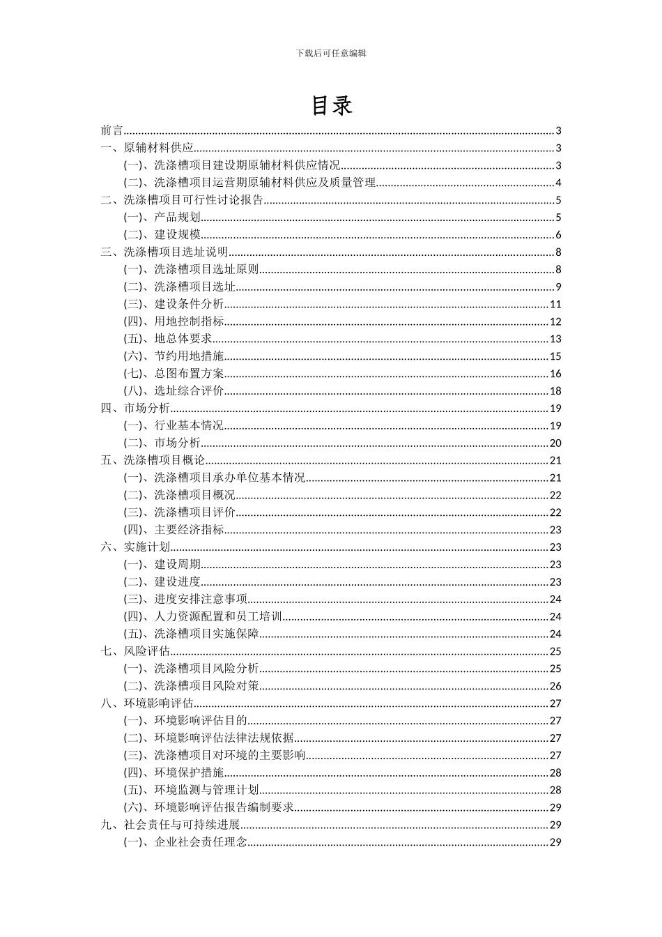 2024年洗涤槽项目可行性分析报告_第2页