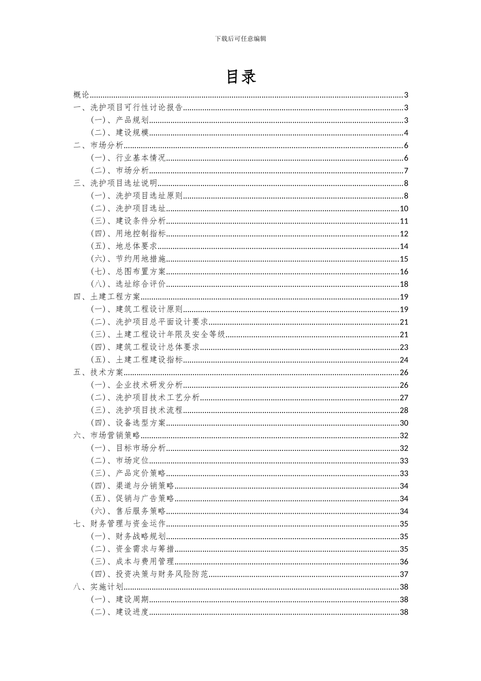 2024年洗护项目可行性分析报告_第2页