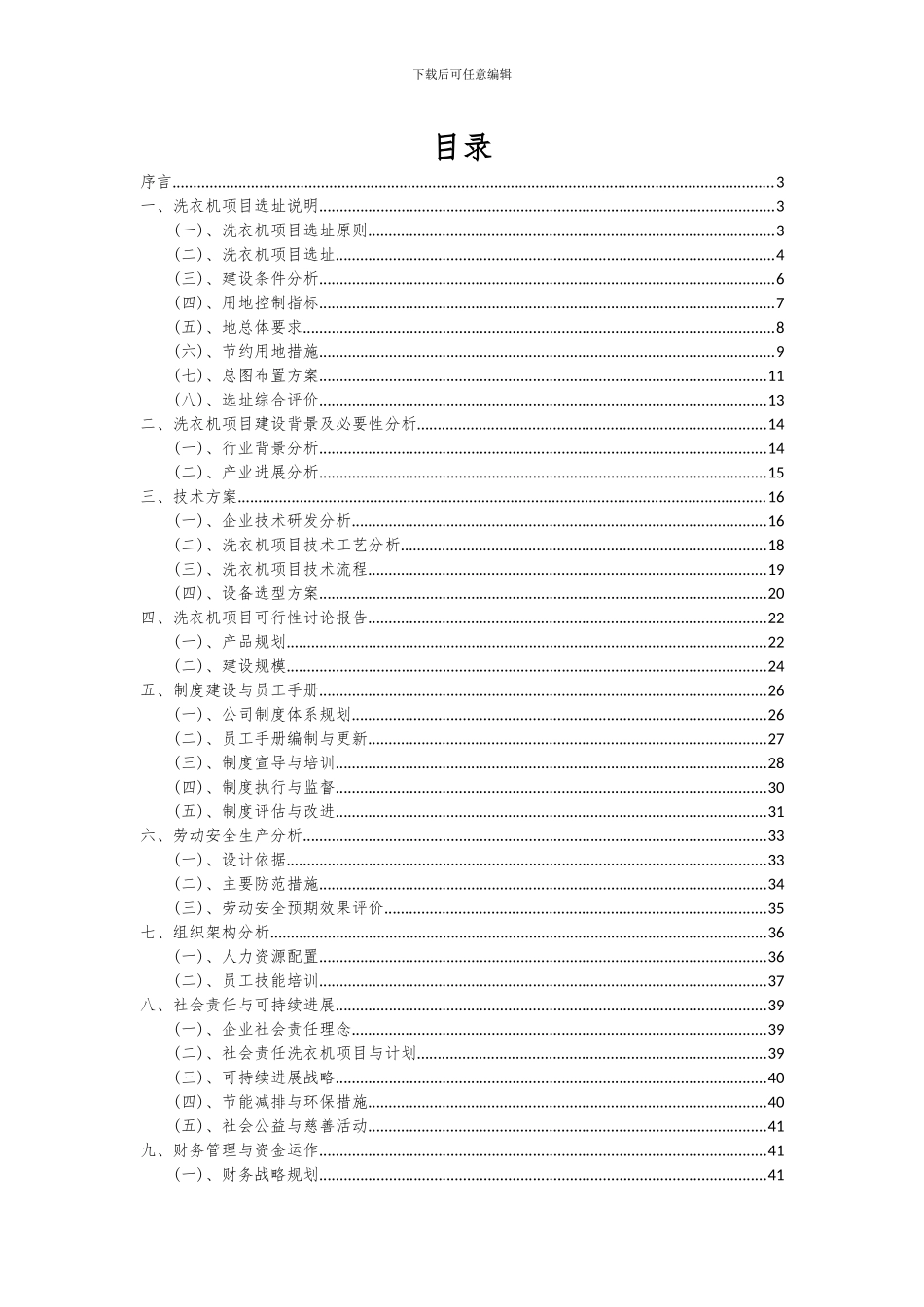 2024年洗衣机项目可行性研究报告_第2页