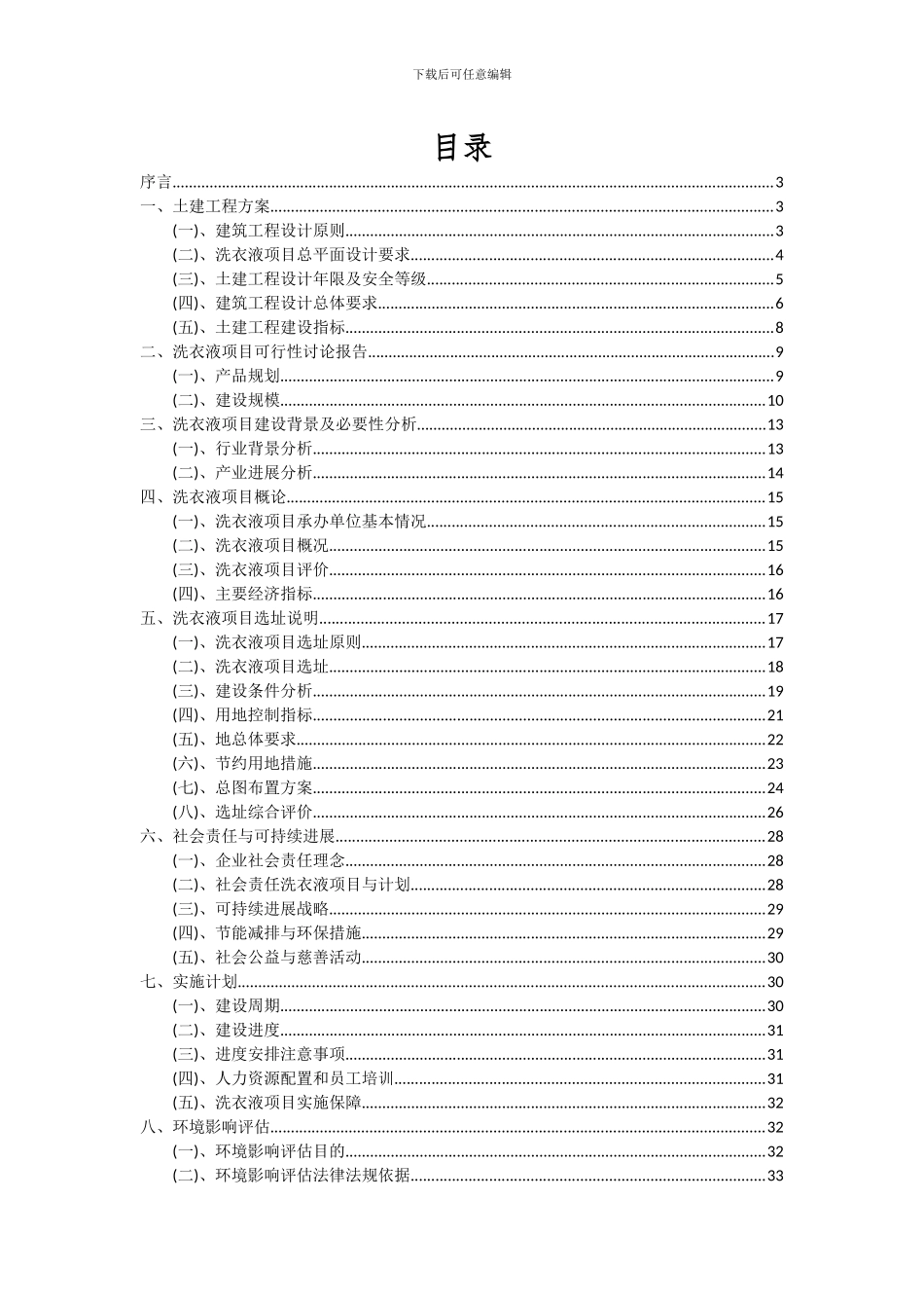 2024年洗衣液项目可行性分析报告_第2页