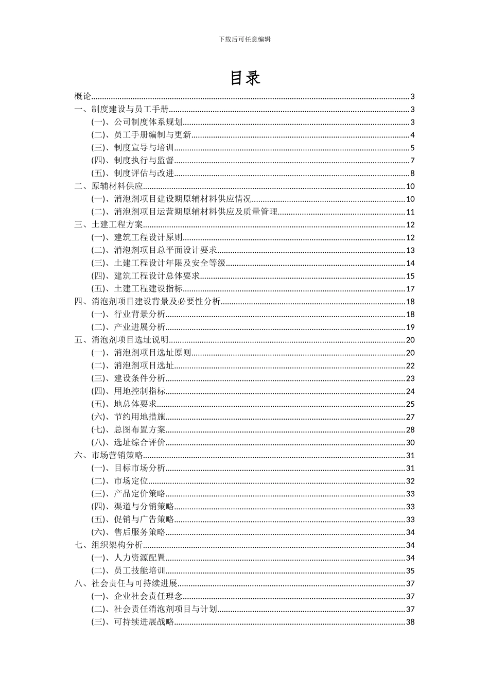 2024年消泡剂项目投资分析及可行性报告_第2页