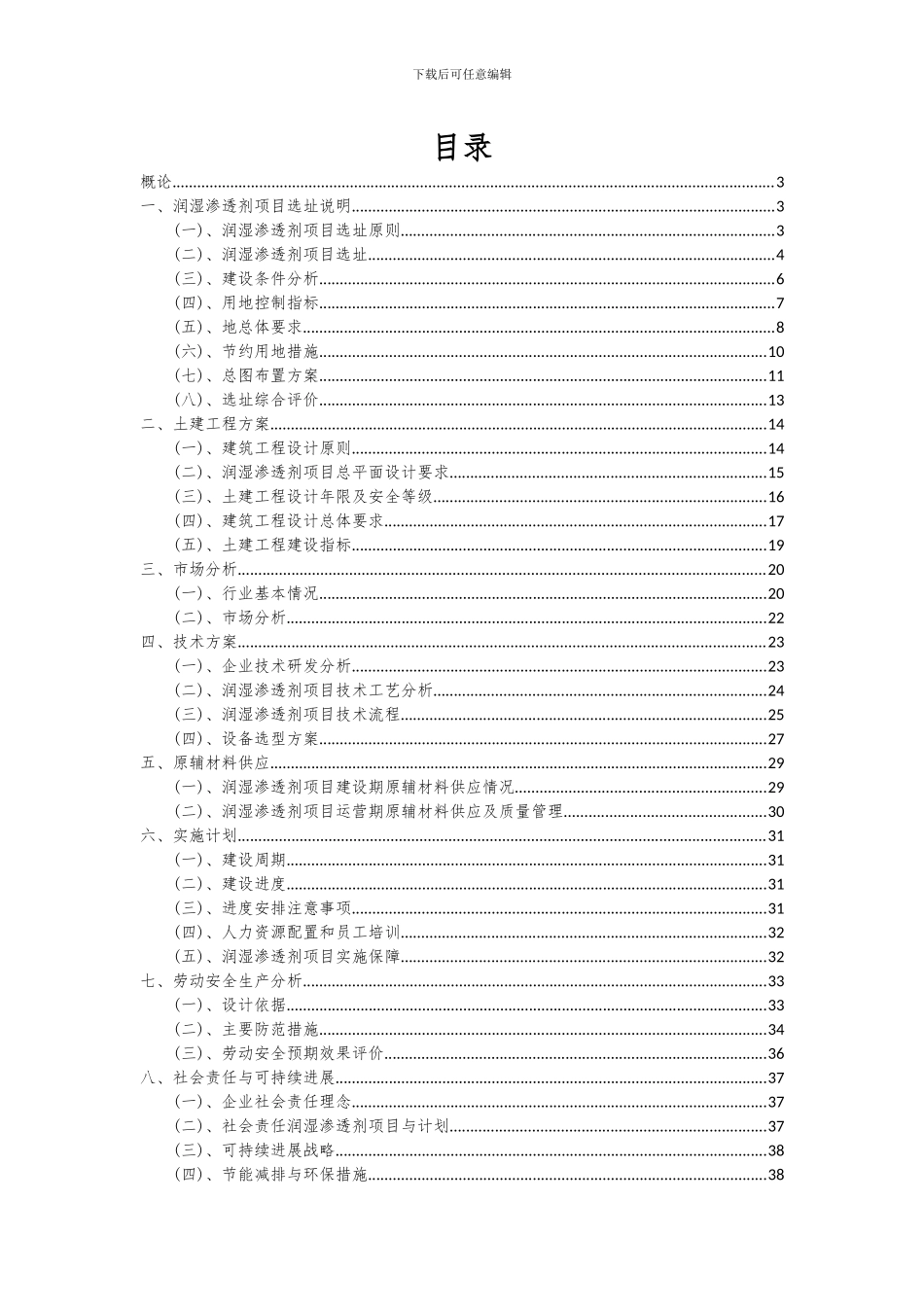 2024年润湿渗透剂项目可行性研究报告_第2页