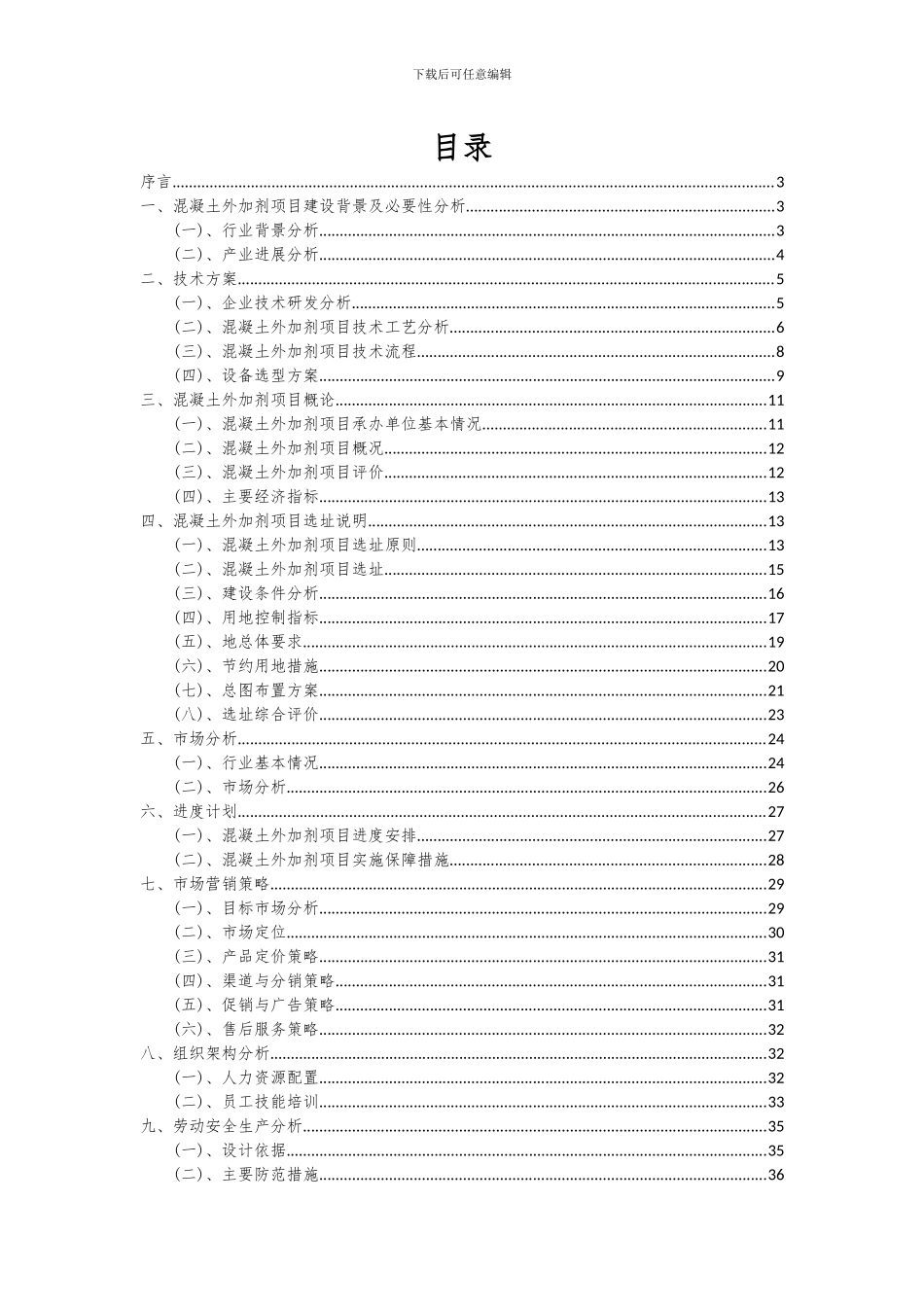 2024年混凝土外加剂项目可行性研究报告_第2页