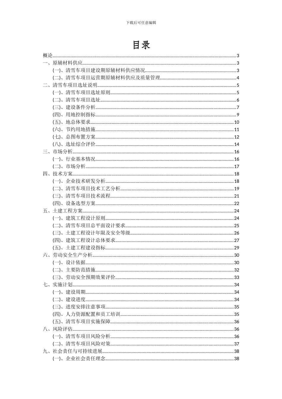 2024年清雪车项目可行性分析报告_第2页