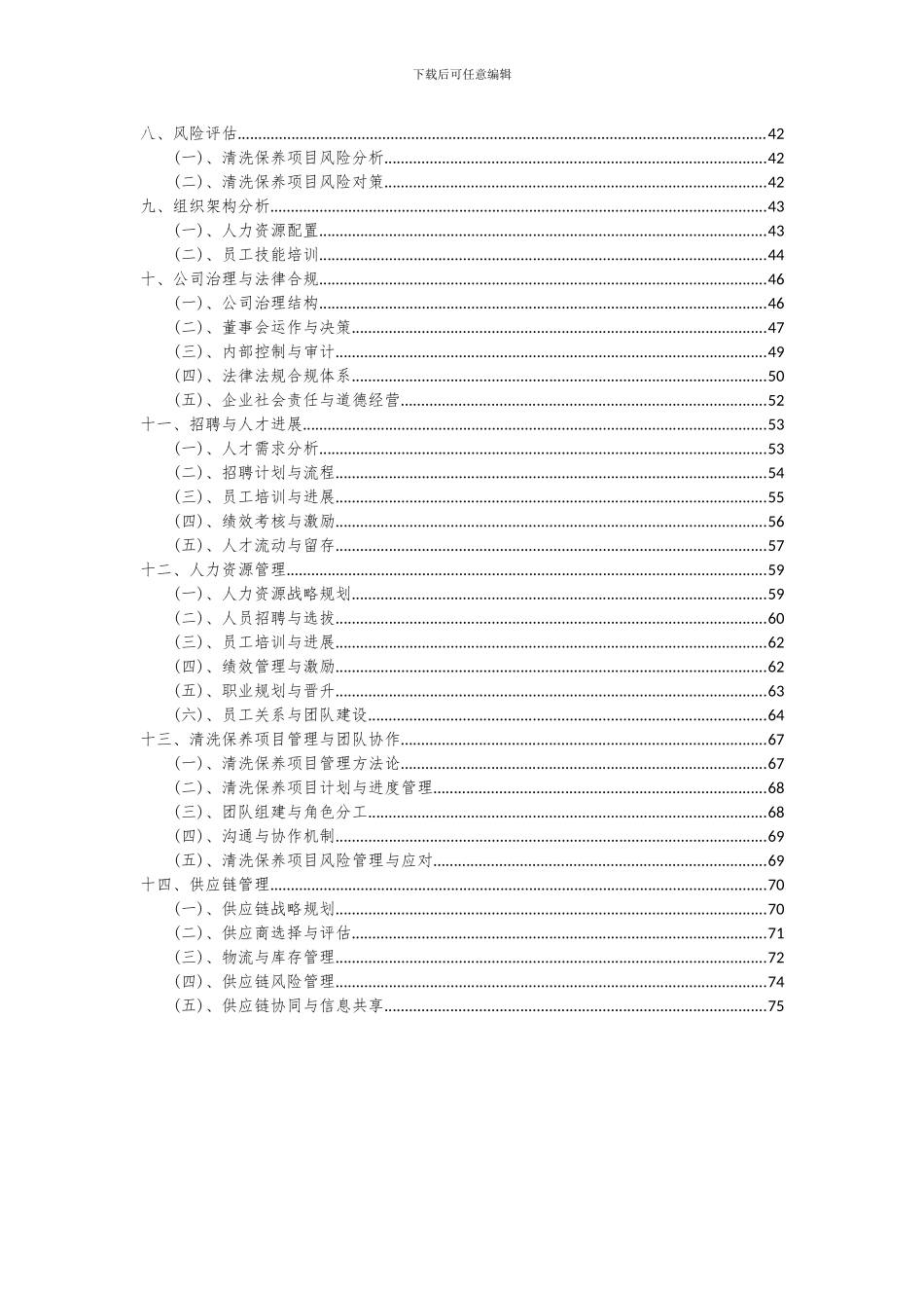 2024年清洗保养项目深度研究分析报告_第3页