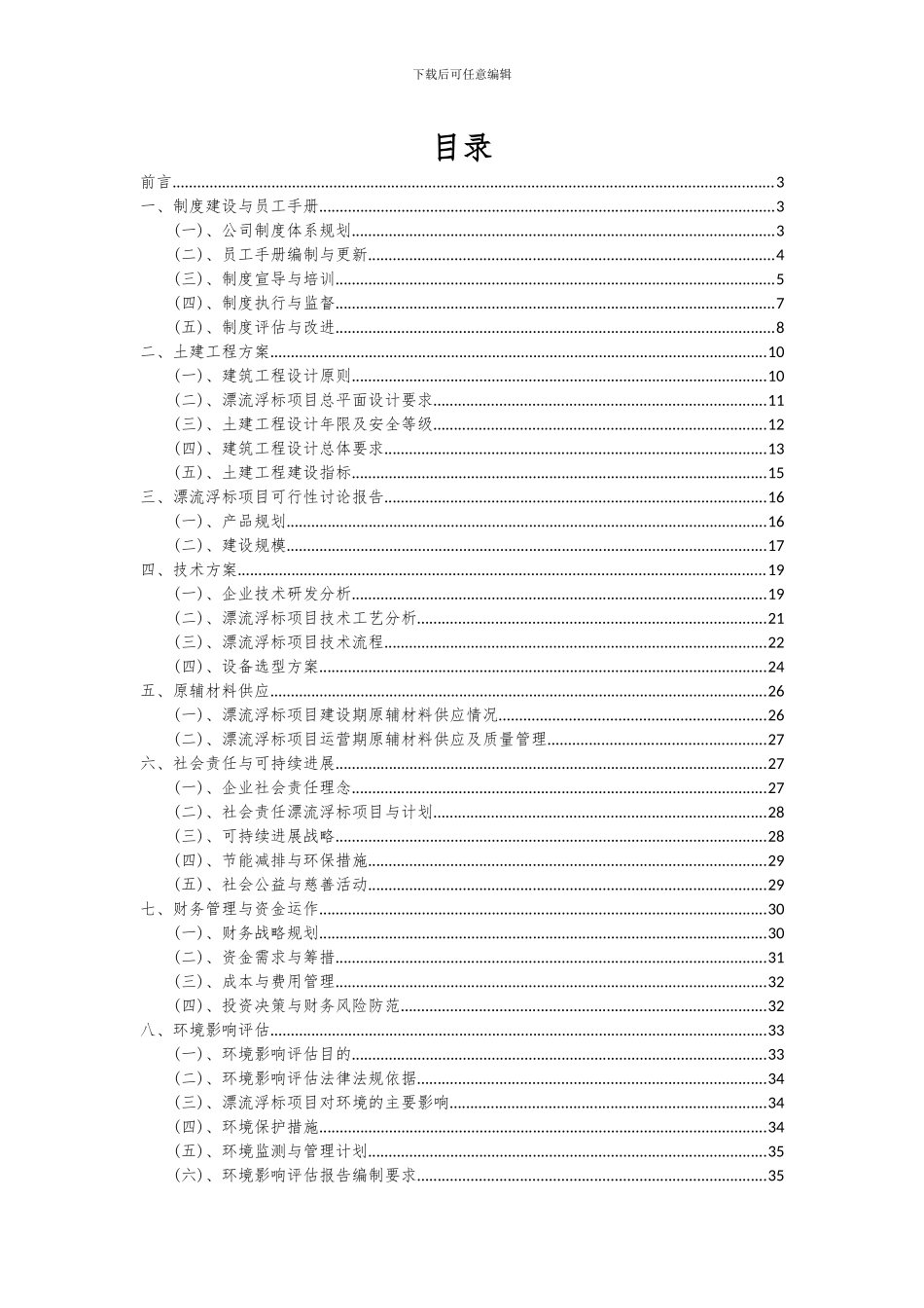 2024年漂流浮标项目可行性分析报告_第2页