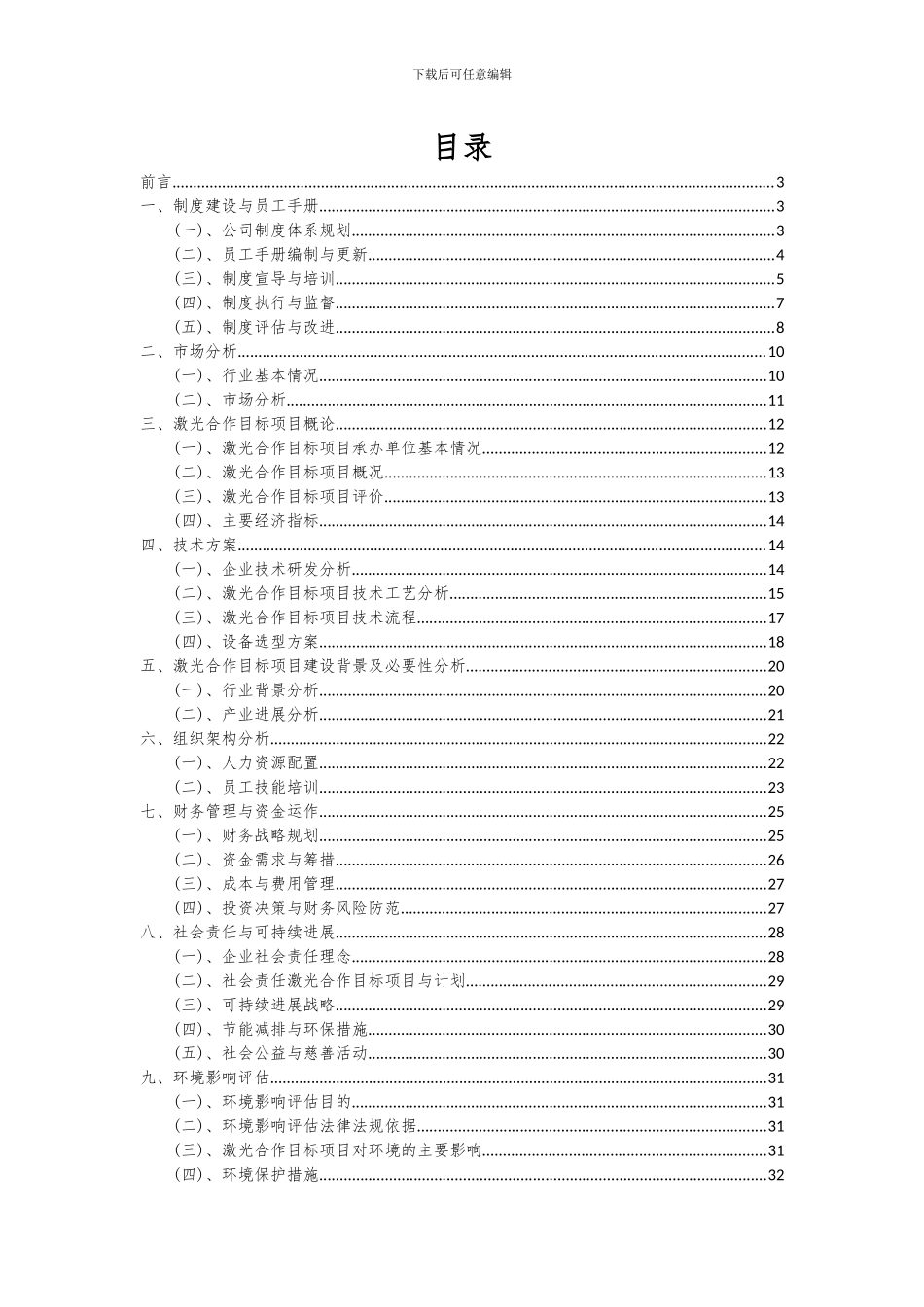2024年激光合作目标项目可行性分析报告_第2页