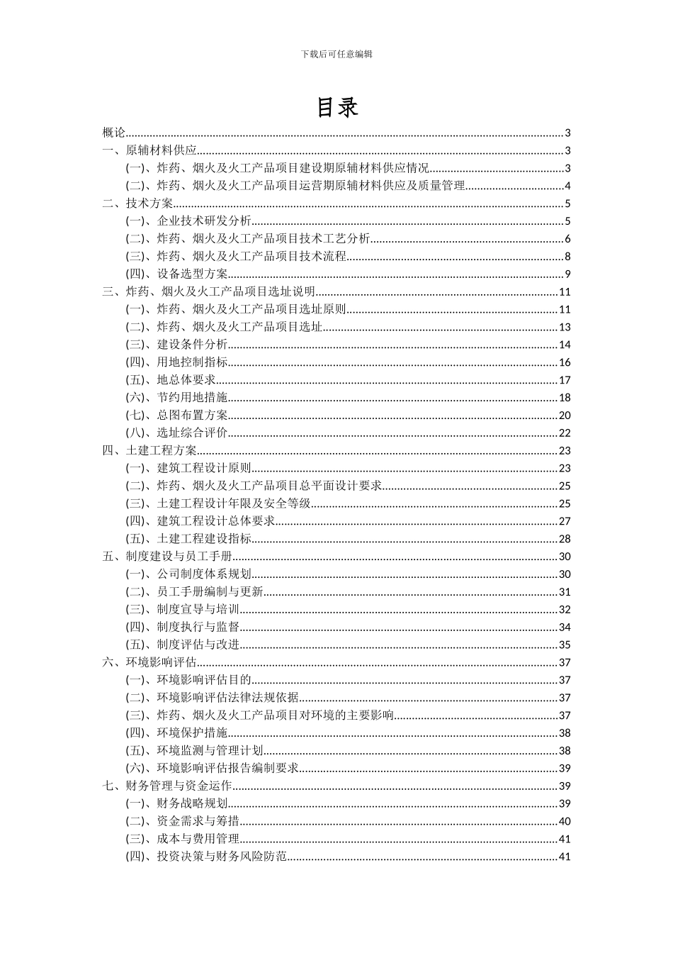 2024年炸药、烟火及火工产品项目可行性研究报告_第2页