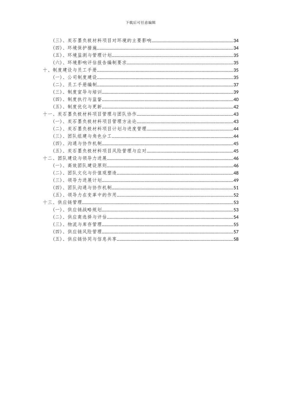 2024年炭石墨负极材料项目可行性研究报告_第3页