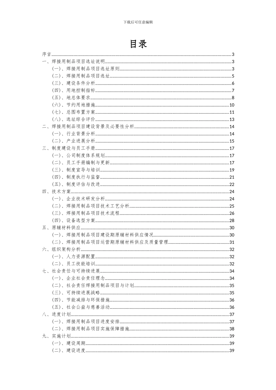 2024年焊接用制品项目深度研究分析报告_第2页