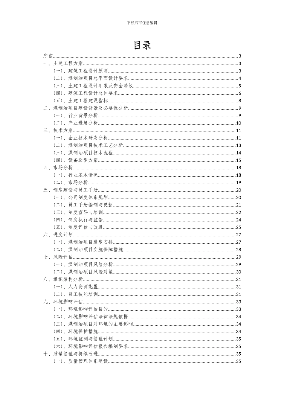 2024年煤制油项目深度研究分析报告_第2页
