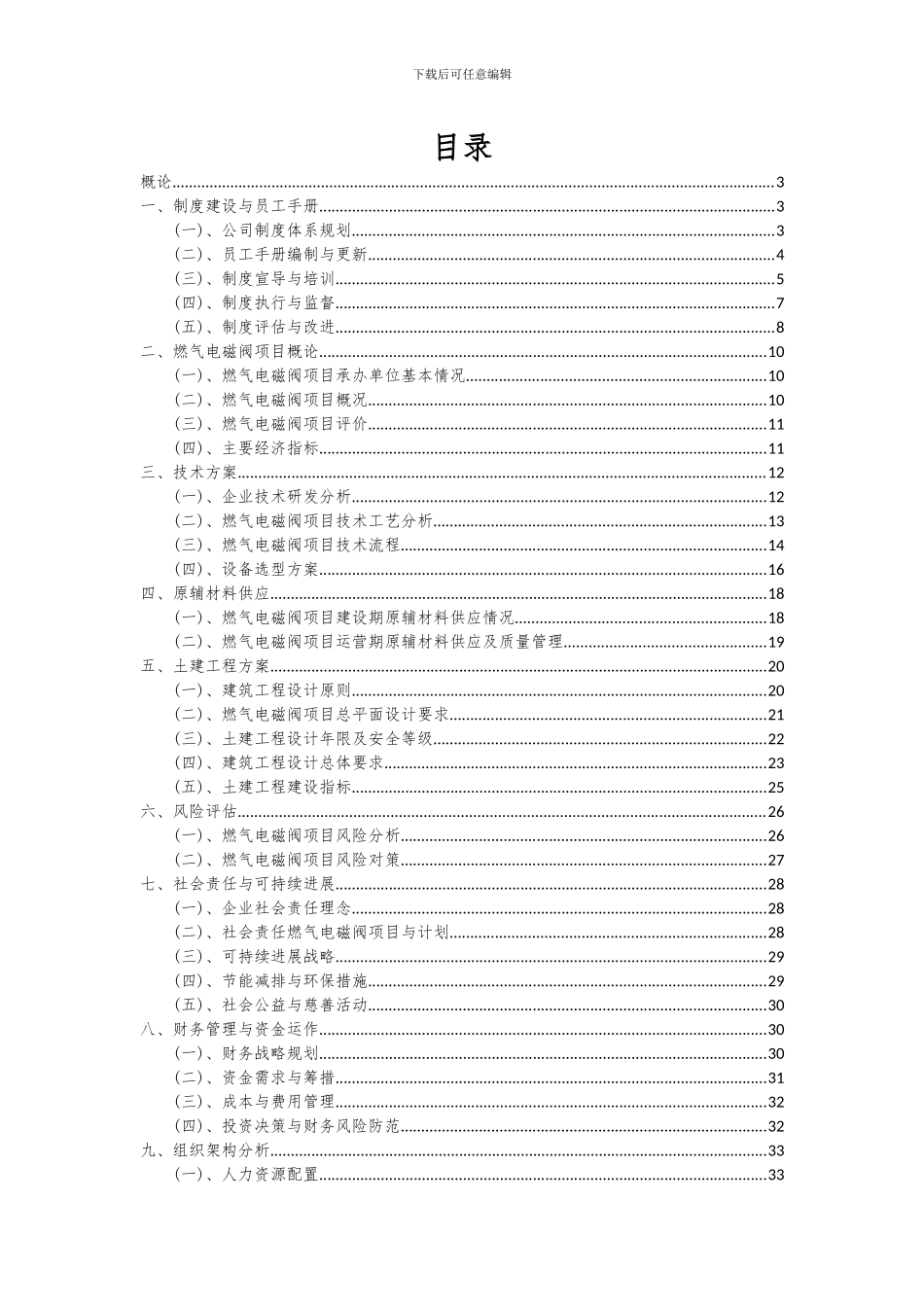 2024年燃气电磁阀项目投资分析及可行性报告_第2页