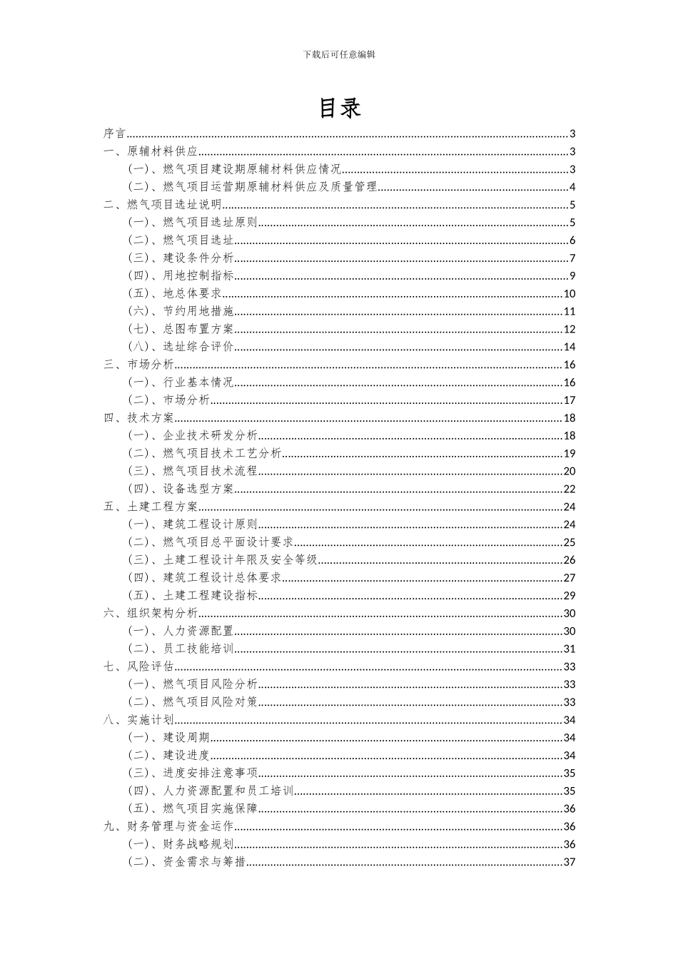 2024年燃气项目投资分析及可行性报告_第2页